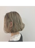 切りっぱボブ明るい白髪染め白髪ぼかし30代40代50代溝の口