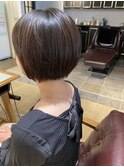 大人ボブ ショートカット 楽 20代 30代 ショートボブ ローライト