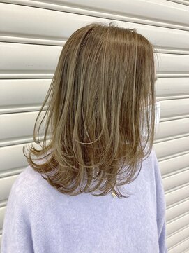 イロプラスソイ(iro + soi) ▲極細ハイライト×ラテベージュ▲