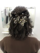 ヘアセットサロン クリアリティ(clarity)&nbsp;ゆるふわハーフアップ(サイドおろし)