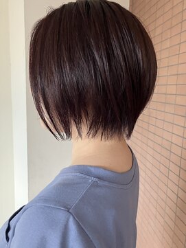 ヘアースペースブルーム プリュス 石橋店(HAIR SPACE BLOOM plus) 【石橋/ショート】髪質改善　白髪ぼかしハイライト、ヘアカラー