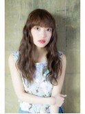 インナーグレージュ/マチルダボブ/前髪/ピンクベージュ/幡ヶ谷