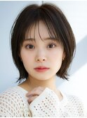 前髪あり大人小顔外はねボブ 30代40代50代【AIN.表参道】川原
