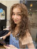 ブリーチなし/ブリーチなしダブルカラー/パーマ/海外風/外国人風