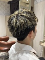 ビス リアン 川口店(Vis lien) メッシュハイライトスパイラルパーマツイストパーマツーブロック