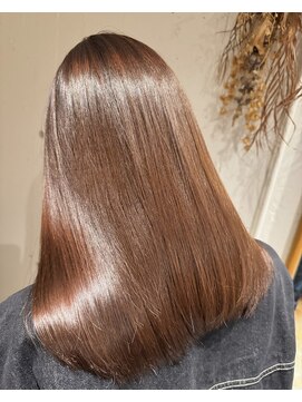 メゾンドムニ 恵比寿(Maison de MUNi) 髪質改善ストレートチョコレートベージュ秋カラー