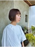ミニボブ×インナーカラー