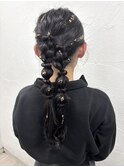 ぽこぽこツインポニーテール