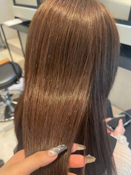 ダブル(W) 髪質改善/縮毛矯正/ストレートロング