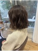 ゆるっと癖毛風ナチュラルボブパーマ