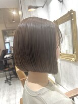 リビュー(re view) 《re view MIRU》前下がりボブ/オリーブベージュカラー