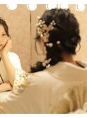 成人式前撮りヘアセット