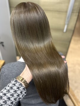 ユアーズヘア 東新宿店(youres hair) ULTOWA髪質改善で艶グレージュ♪
