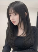 ブルージュハイライトシャドールーツダブルカラーレイヤー
