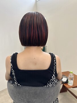 デン(den) オレンジハイライトカラー