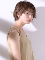 ヴィヴィ(VIVIE)&nbsp;小顔ナチュラルセミウェットショートボブパーマシースルーバング