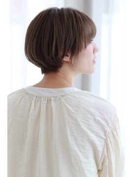 ビューティーアンドフリーハコ(Beauty&Free HACO) シースルーバング/マッシュショート/ハイトーンカラー