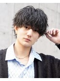 シャドウパーマレイヤーシャギー