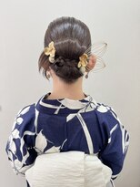 アカネ(Akane)&nbsp;浴衣ヘアセット　リボンアレンジ　20代 30代