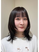 シアン 栄店(CYAN.)&nbsp;乾かすだけでナチュラルストレート！サラ艶レイヤー【栄】