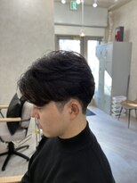 ルリアン 元住吉店(Le'lien)&nbsp;フェザーパーマ風/フェザーパーマ/癖毛活かし/メンズ/元住吉駅