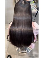 ジェコ ヴェール 祐天寺(gecko.vert) 髪質改善/ストレートロング/地毛風グレージュ