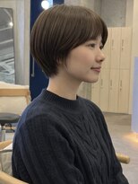 イミ(imi) 大人ボブ/ダークグレー/髪質改善/白髪ぼかし/ショートカット登戸