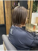 インナーカラー×レイヤーボブstyle
