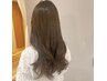 オススメ♪似合わせカット+透明感カラー＋バイカルテTR(ホームケア付き)