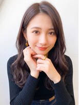 アンジュール(UNJOUR.)&nbsp;夏カラー◎髪質改善縮毛矯正×暗めブラウンロング艶髪