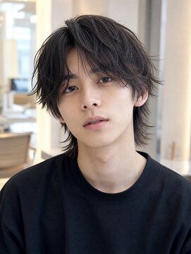 ローム(Rome) メンズウルフカットウルフレイヤー韓国風ウルフミディアム