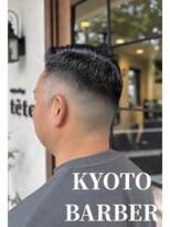 バーバーショップテト(barber shop tete)&nbsp;スキンフェード/ハードパート/barberショートスタイル