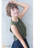 【aL-ter LieN TAKU】小顔カット☆春髪 外ハネショート 千葉