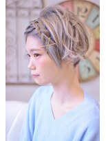 メイズ(MAZE) フロント編みこみ外ハネアレンジ【メイズ東中野・鍛原志行】