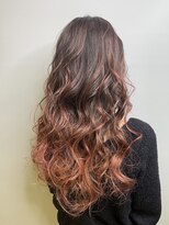 ゴリラビスケッツ(GORILLA BISCUITS)&nbsp;ピンクベージュバレイヤージュ