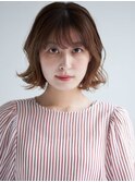 オフィスヘア/エアリーミディ/ショートパーマ/新宿