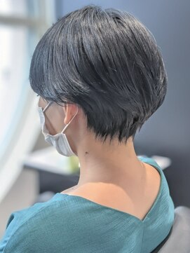 ジエクト 本店(The Ect) サマーカット×こなれヘア×くすみブルー