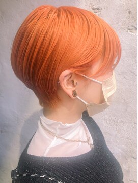 カライング(ing) 大人可愛い20代30代40代黒髪前下がりショートボブ丸みショート◎