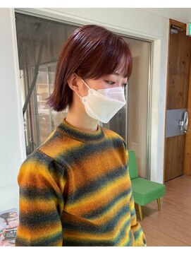 クロエ バイ ラヴィズム 小針店(CLOE by LUVISM) 切りっぱなし×オレンジカラー