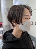 ハイライトでハンサムショート