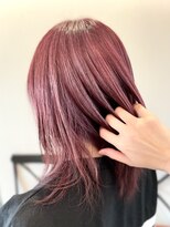 フィーロ バイ ストリング(filo by string) 【filo 明比】 髪質改善TR × ケアブリーチ・ラズベリーピンク