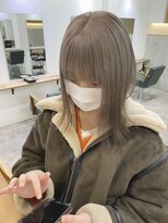 ソイ コンク 下北沢(soi conc)&nbsp;グレージュ/ロブ/切りっぱなしヘア