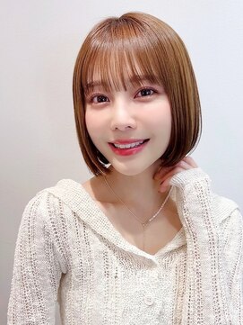 シーシンジュク 新宿南口(Sea shinjuku) 韓国風前髪×チョコレートカラー【髪質改善/新宿/大人ガーリー】