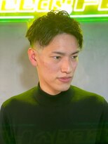 グリーディーフォックス 三軒茶屋(GreedyFOX)&nbsp;波巻き/マッシュパーマ/ウルフ/ハイライト<理容室>三軒茶屋