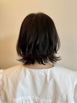 ヘアーウニール(Hair Unir) 伸ばしかけボブ　スタイルアレンジ
