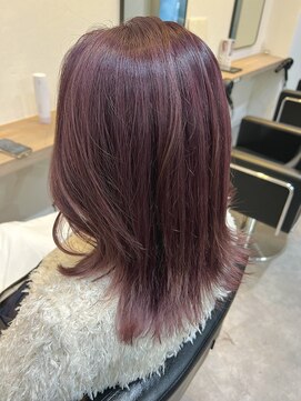 フルール(Fleur) 恵比寿/ブリーチカラー/ピンクカラー/韓国風デザイン/前髪カット