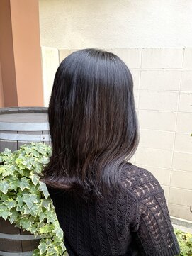 ココカラヘアー ニコ(cococara hair nico) ミディアム/ブラックカラー/就活カラー
