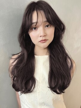 パーク(PARK) 【PARK】ニュアンスレイヤー×暗髪ラベンダーベージュ