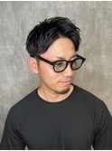 ツイストスパイラルパーマスパイキーショートラルフカール