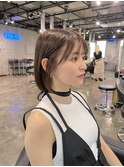 横浜/mikiya指名/切りっぱなしボブ/顔周りカット
